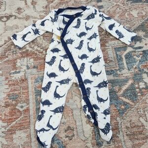 Finn Emma Dinosaur Print Onesie Organic Cotton 6-9 M